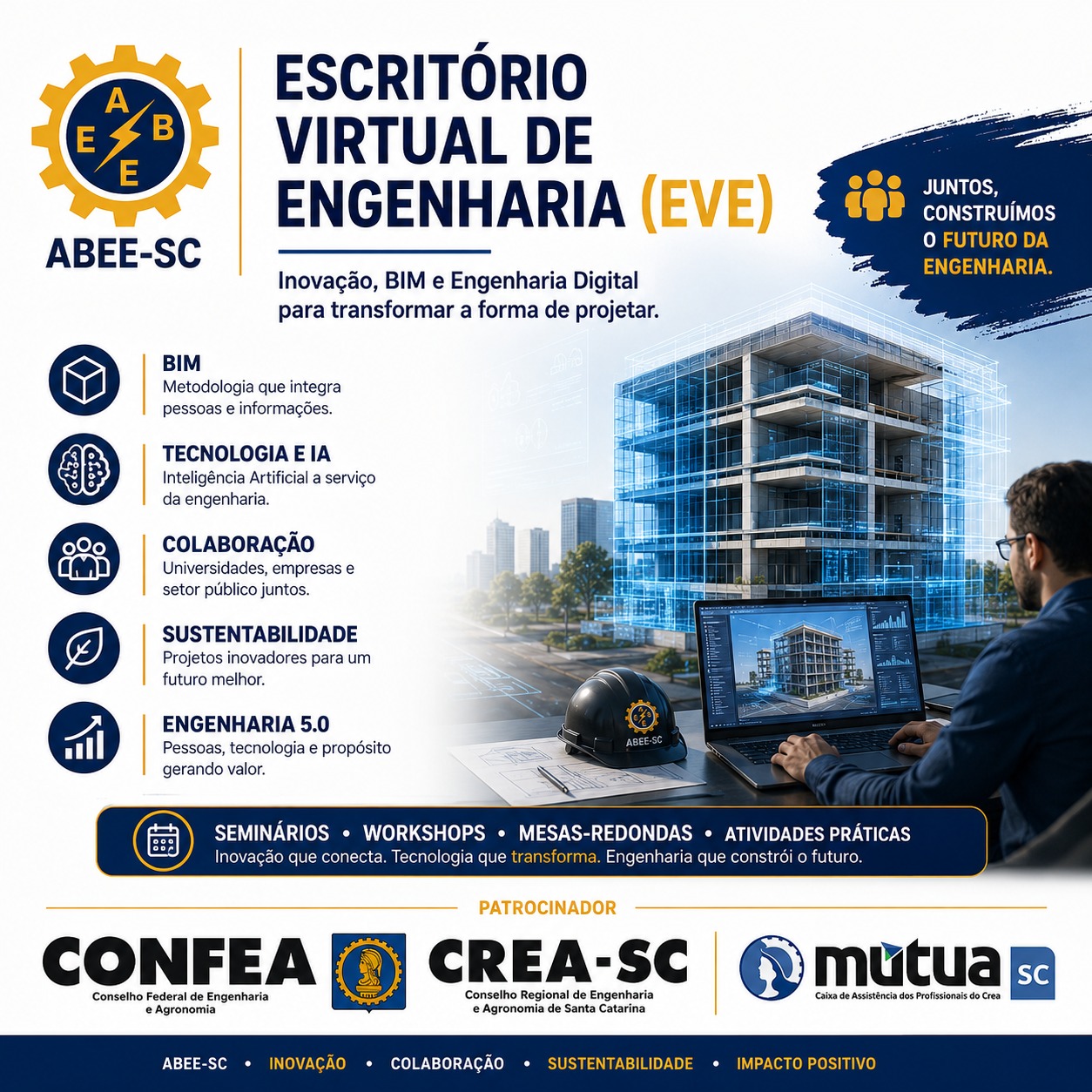 Comunicação visual do Escritório Virtual de Engenharia (EVE)