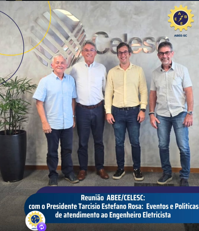 Reunião da ABEE-SC com presidente da Celesc